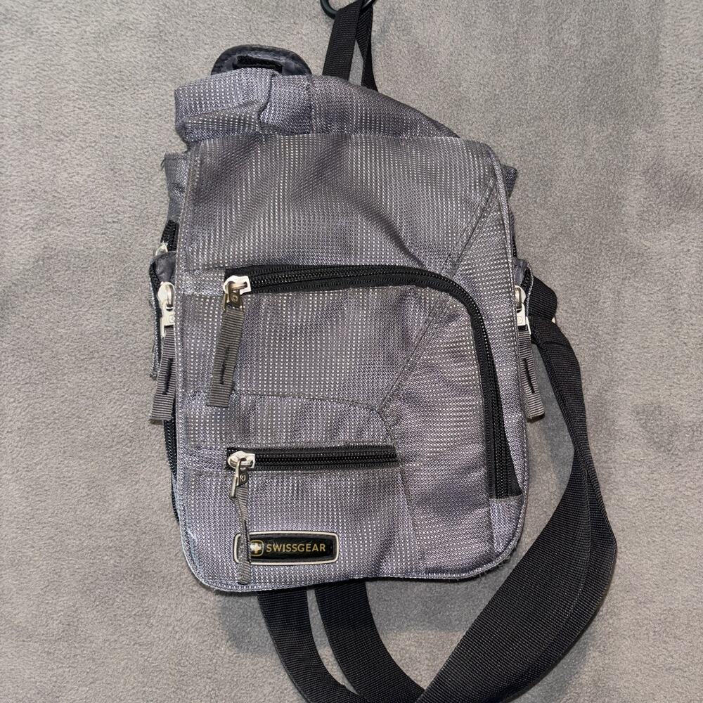 Swiss Gear Travel Bag Mini Messenger Crossbody Gray